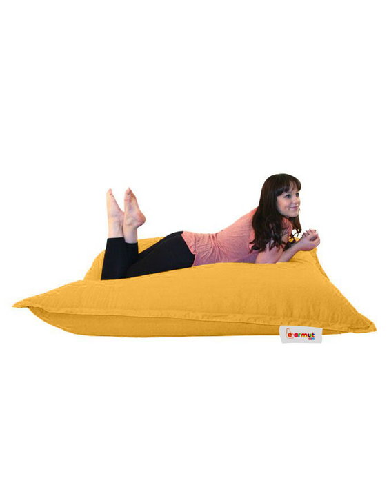 Atelier Del Sofa Cushion Pouf 100x100 - Amarillo
